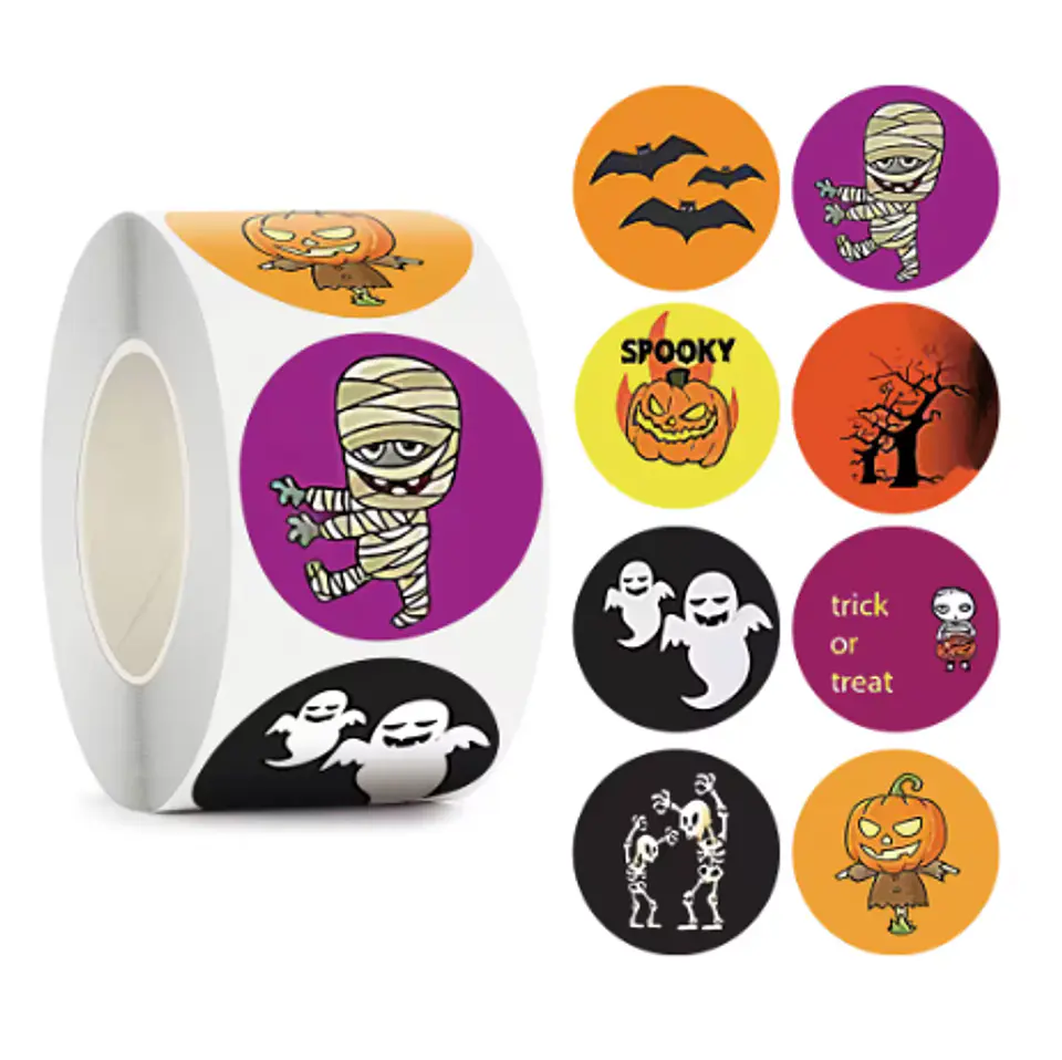50 Stickers - Halloween01 1