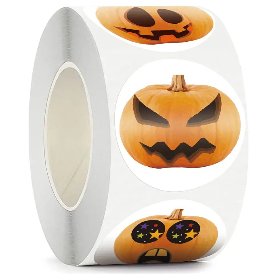 50 Stickers - Halloween 02 calabazas 2