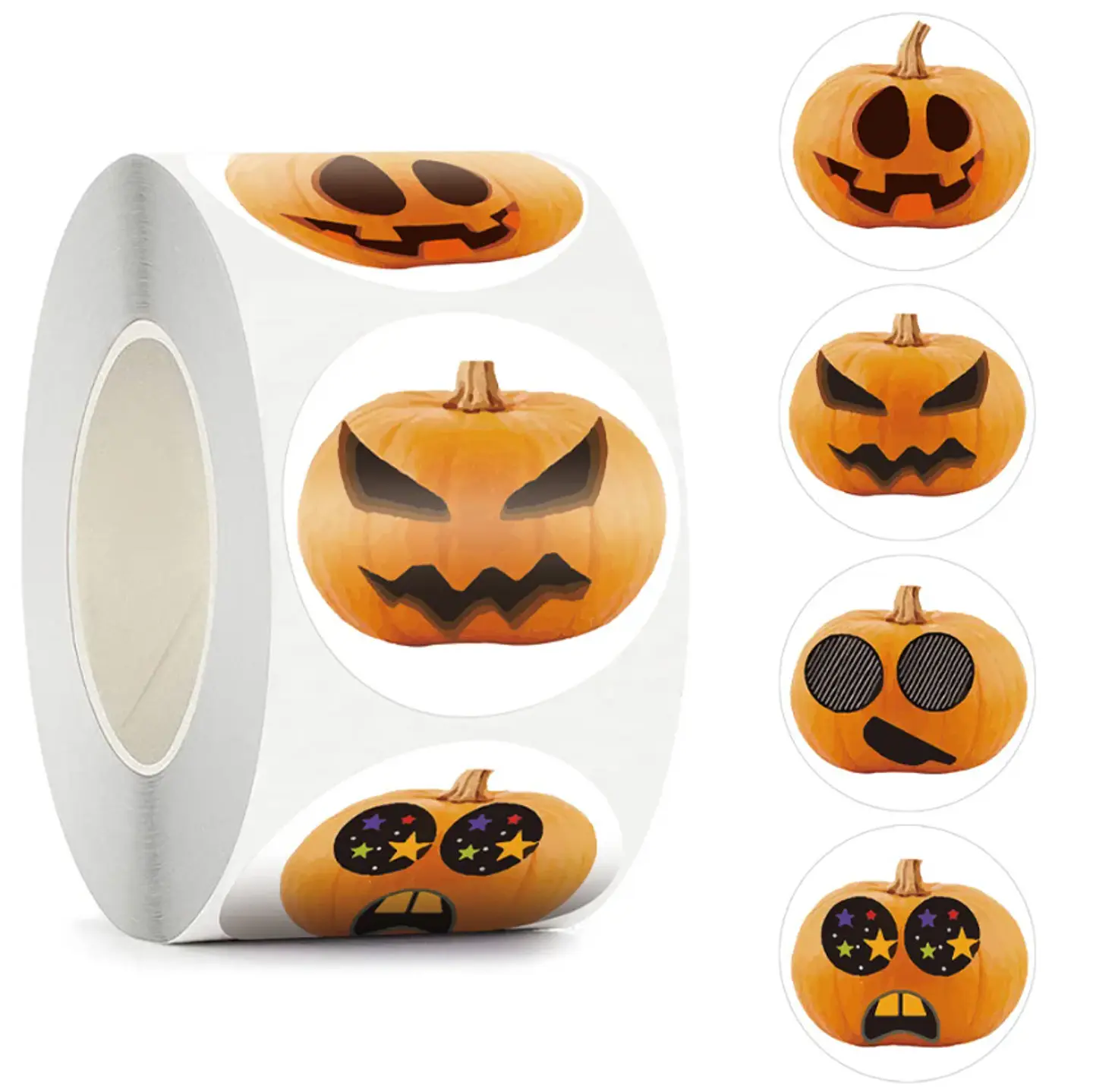 50 Stickers - Halloween 02 calabazas 3