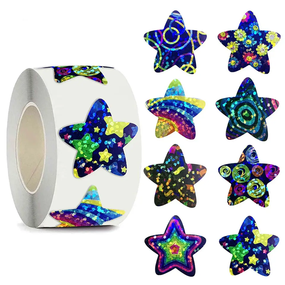 50 Stickers - Estrellas 01 espaciales 1