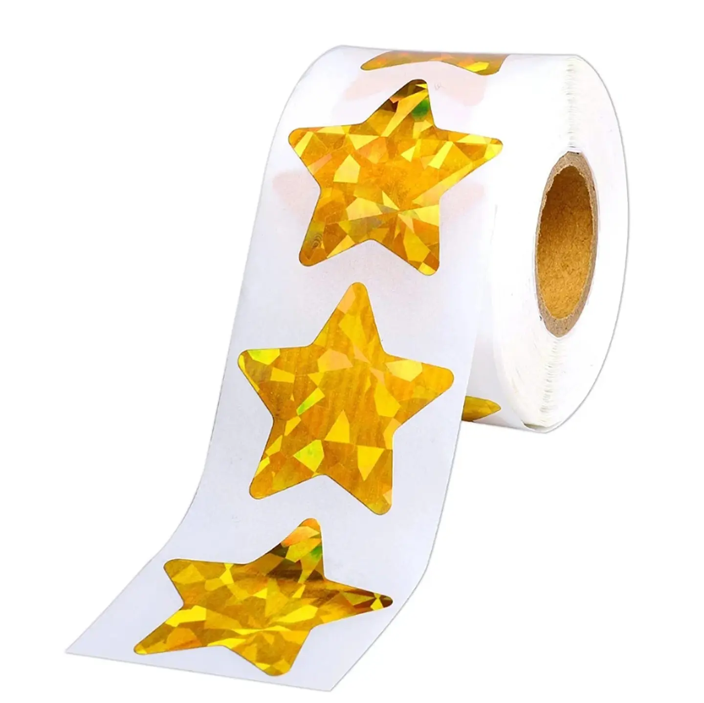 50 Stickers - Estrellas 02 Dorada 1