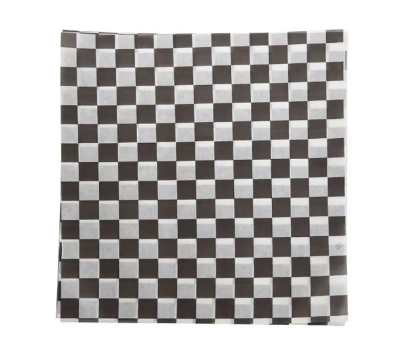 Papel Antigrasa  - Blanco/Negro - 30x30 cm  100 unidades 3