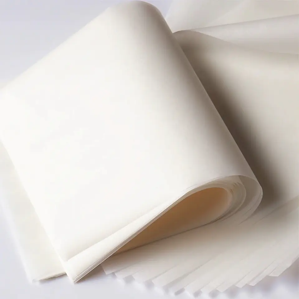 Papel Antigrasa Blanco - 37,5 x 25 cm  - 100 unidades 2