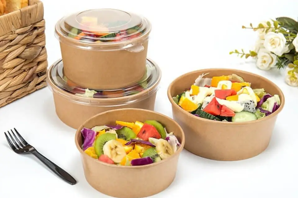 Bowl Kraft con Tapa Transparente - 500 cc - 25 u. 7