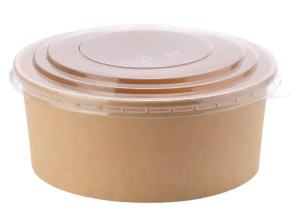 Bowl Kraft con Tapa Transparente - 1000 cc - 25u 3