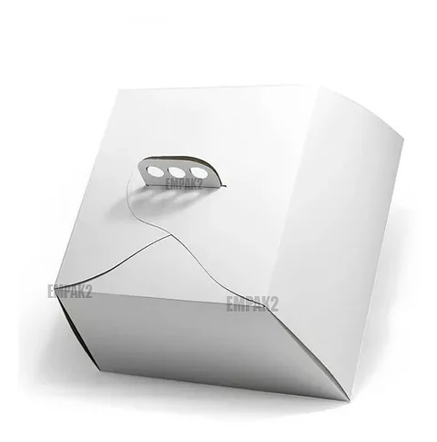 Caja Torta Blanca GIGANTE rectangular 36x45x12 - 10 Unidades