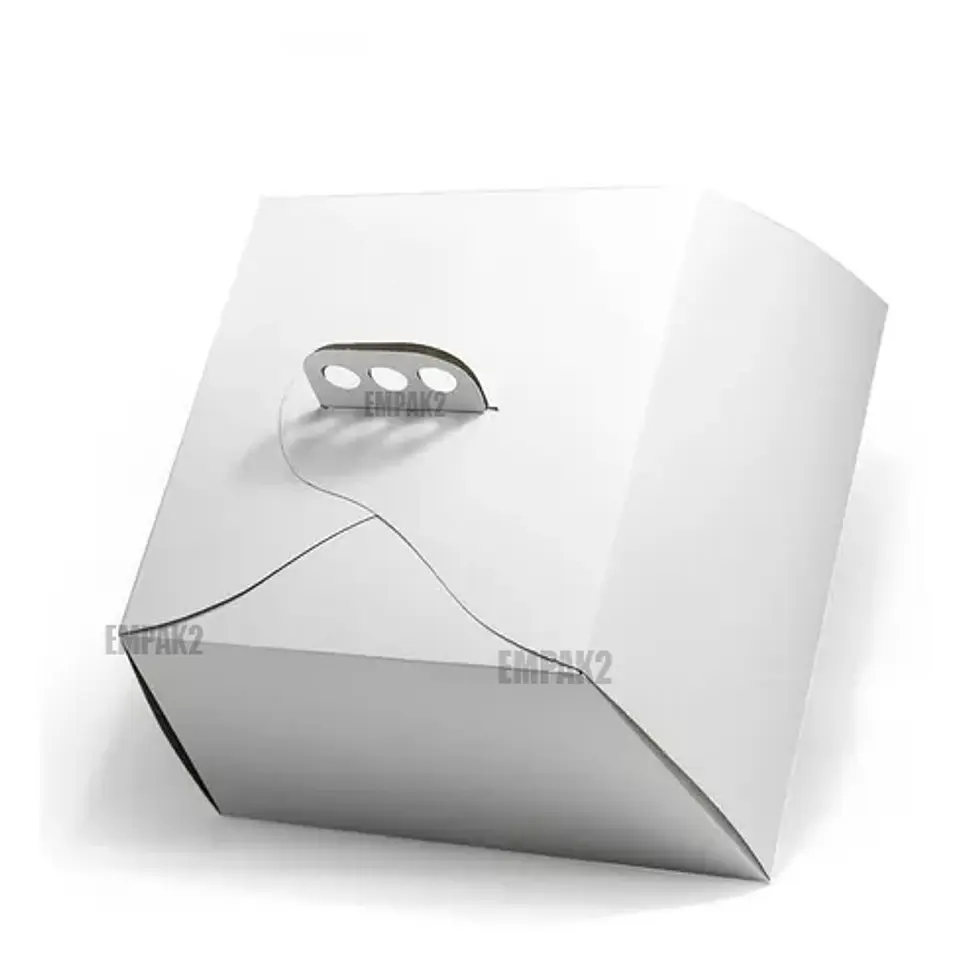 Caja Torta Blanca GIGANTE rectangular 36x45x12 - 10 Unidades 1