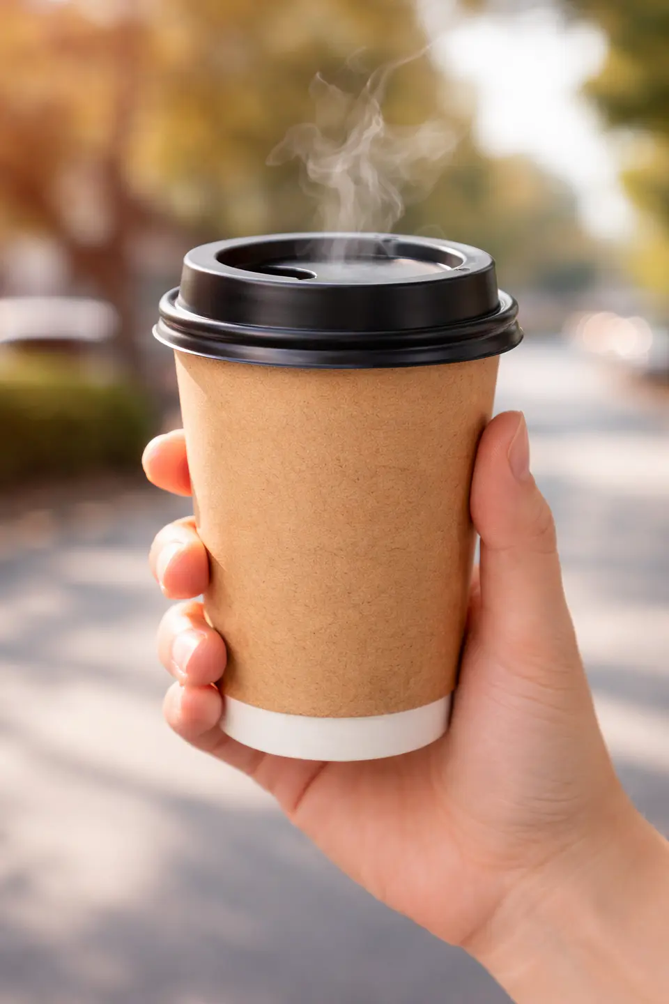 Vaso Kraft 16 oz, Con Tapa negra - Té/Café - Paquete de 50 Unidades 8