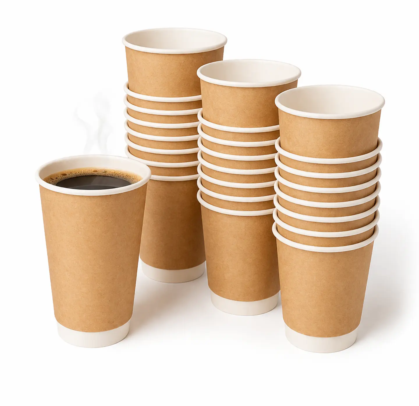 Vaso Kraft 8 oz - Té/Café - Paquete de 50 Unidades (sin tapa) 1