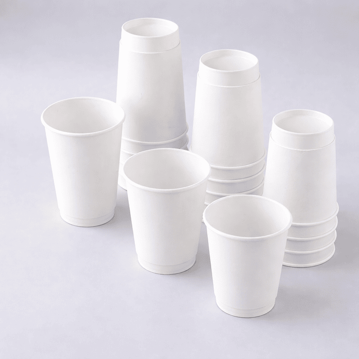 Vaso Kraft 8 oz Blanco - Té/Café - Paquete de 50 Unidades (sin tapa) 5