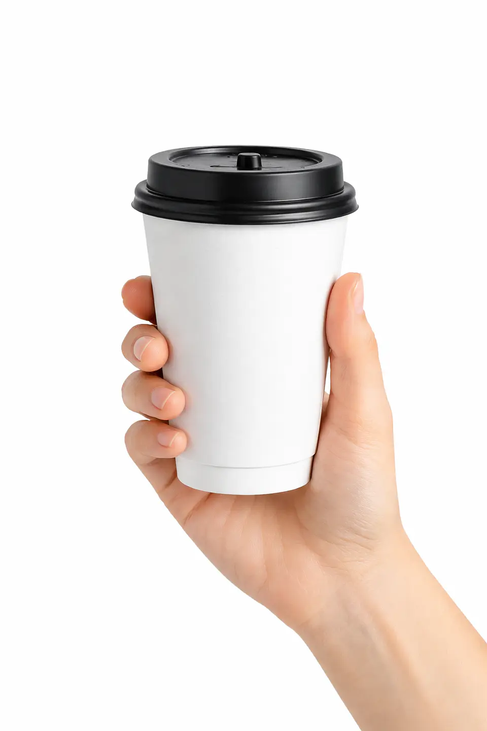 Vaso Kraft 8 oz Blanco Con Tapa - Té/Café - Paquete de 50 Unidades 4