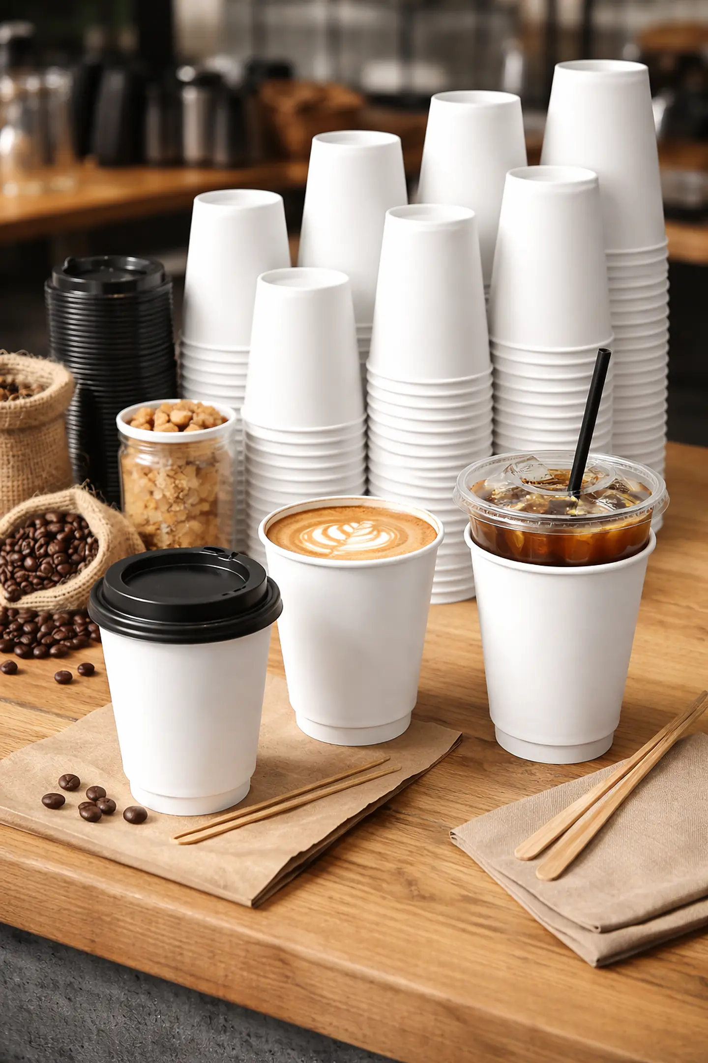 Vaso Kraft 12 oz Blanco - Té/Café - Paquete de 50 Unidades (sin tapa) 5