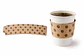 Collarines de Cartón Kraft para Vasos 8, 12 y 16 oz – Aislante Térmico | 50 Unidades - Miniatura 1