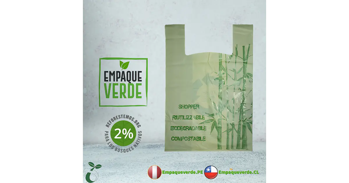 Bolsa camiseta verde