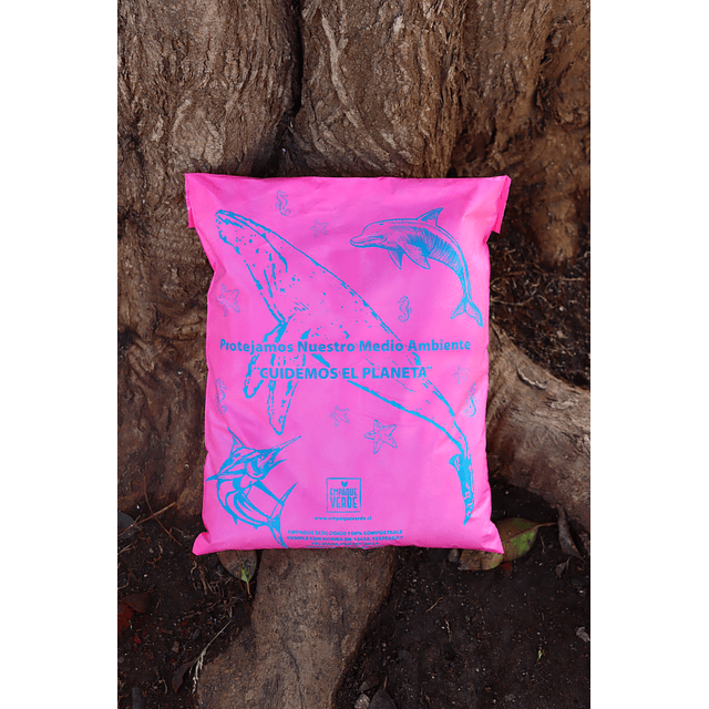 Compostable Shipping Bag - Pink