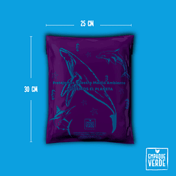 Bolsa compostable de envio - Morada