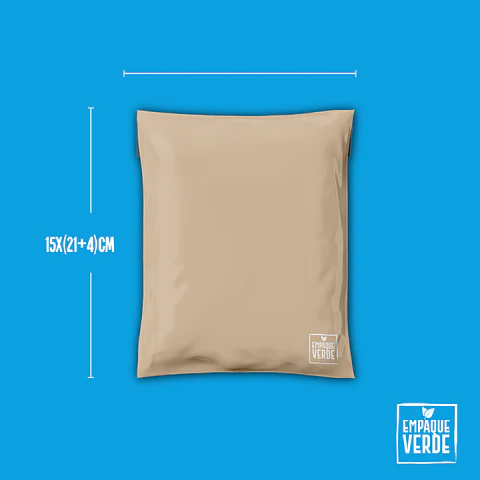 Bolsa Compostable De Envío - Beige GENERICA