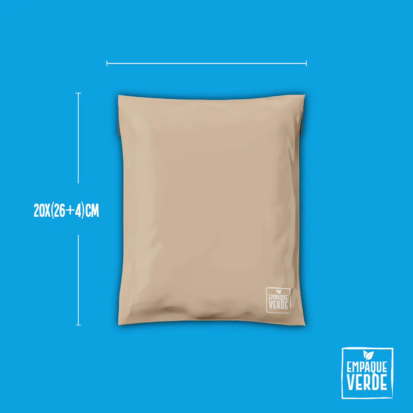Bolsa Compostable De Envío - Beige GENERICA 2