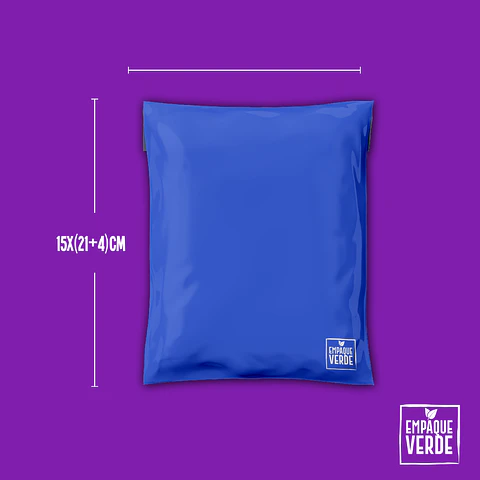 Bolsa Compostable De Envío - Azul GENERICA
