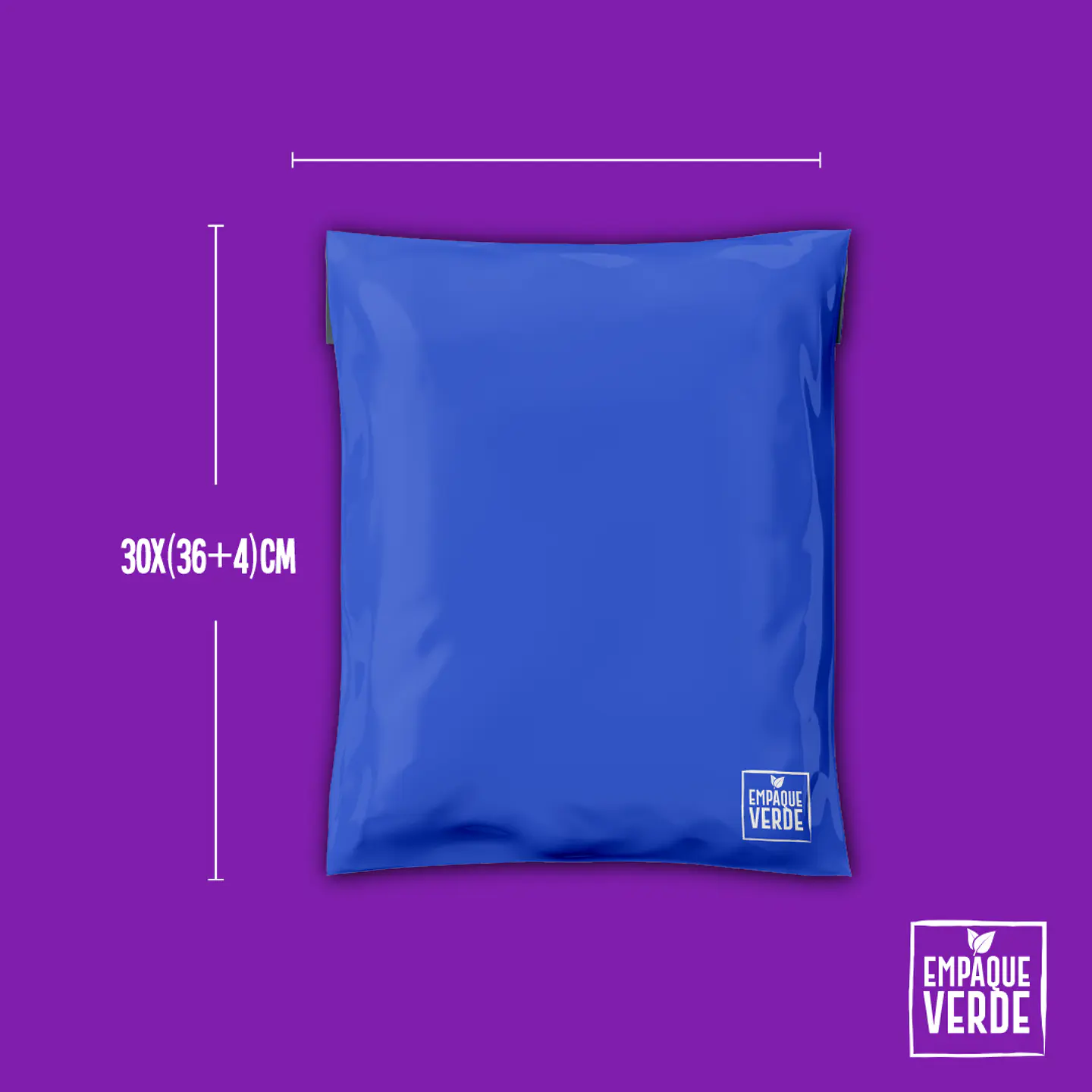 Bolsa Compostable De Envío - Azul GENERICA 3