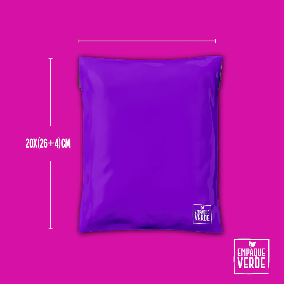 Bolsa Compostable De Envío - Morada GENERICA 2