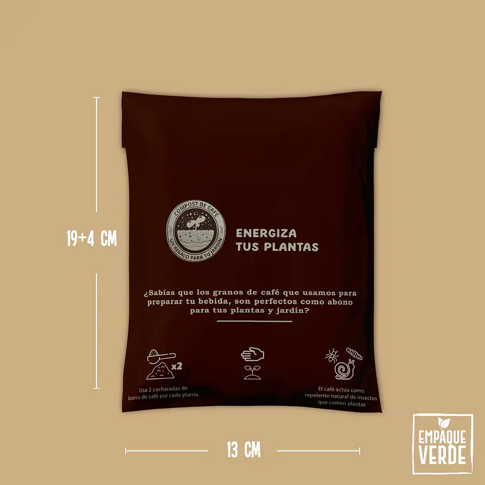Bolsa Compostable Para Borras De Café  1