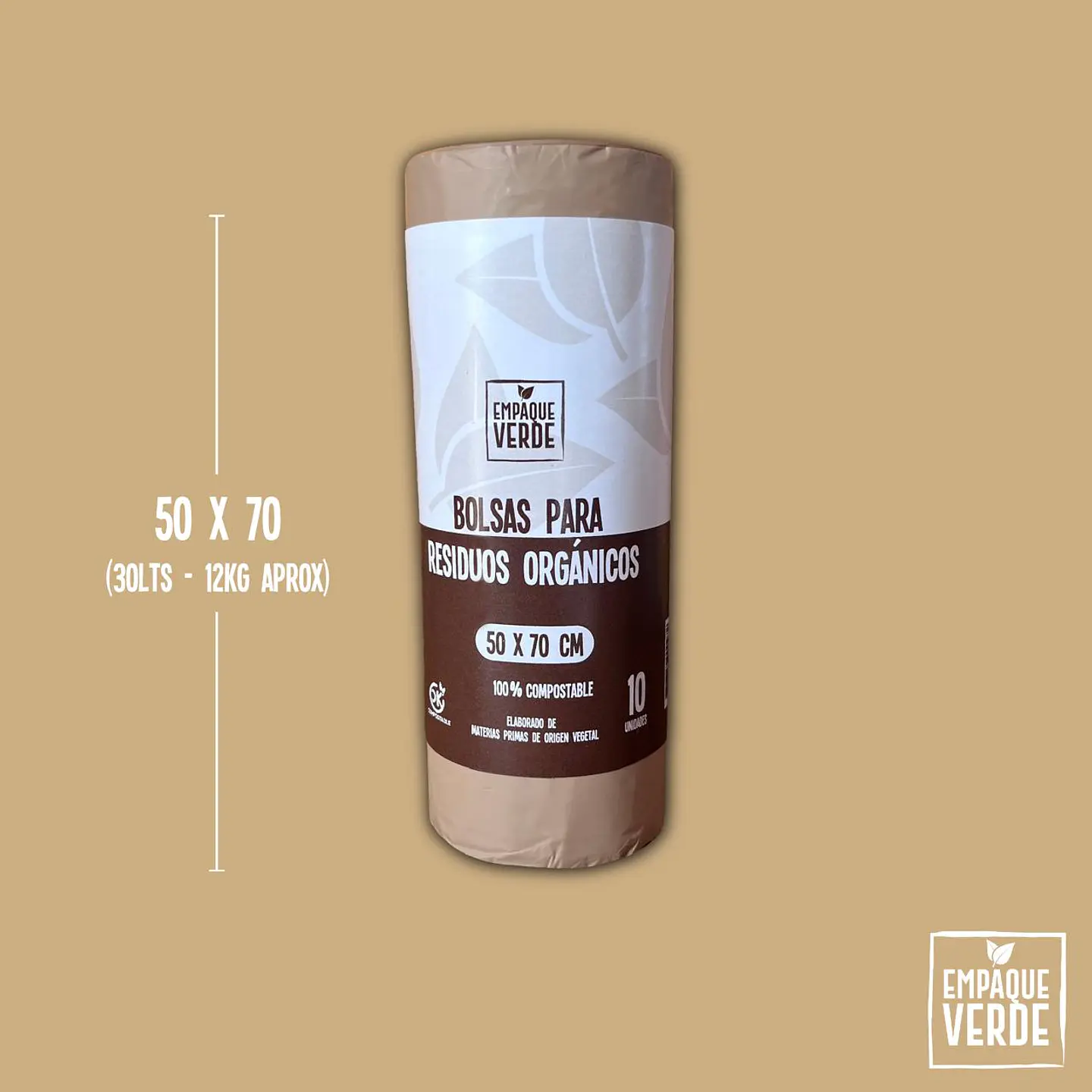 Bolsa Compostable Para Residuos Orgánicos  1