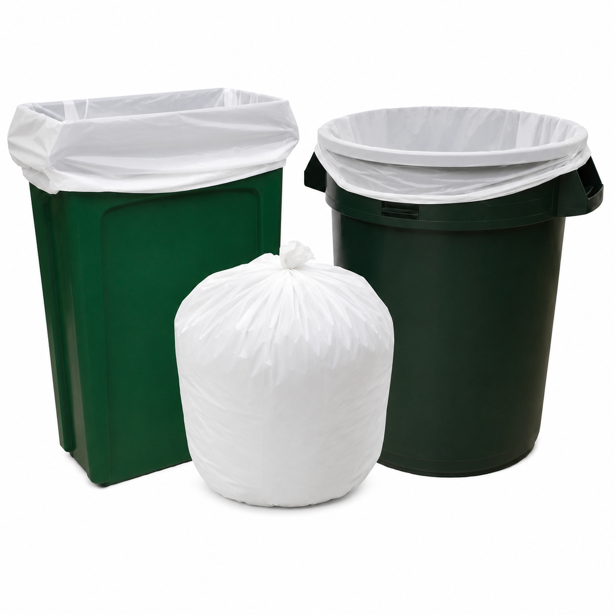 Bolsa tipo camiseta compostable