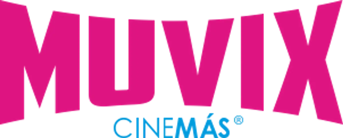 Logotipo de Muvix Cinemas, Cliente de packaging compostable de Empaque Verde para sus lentes 3D