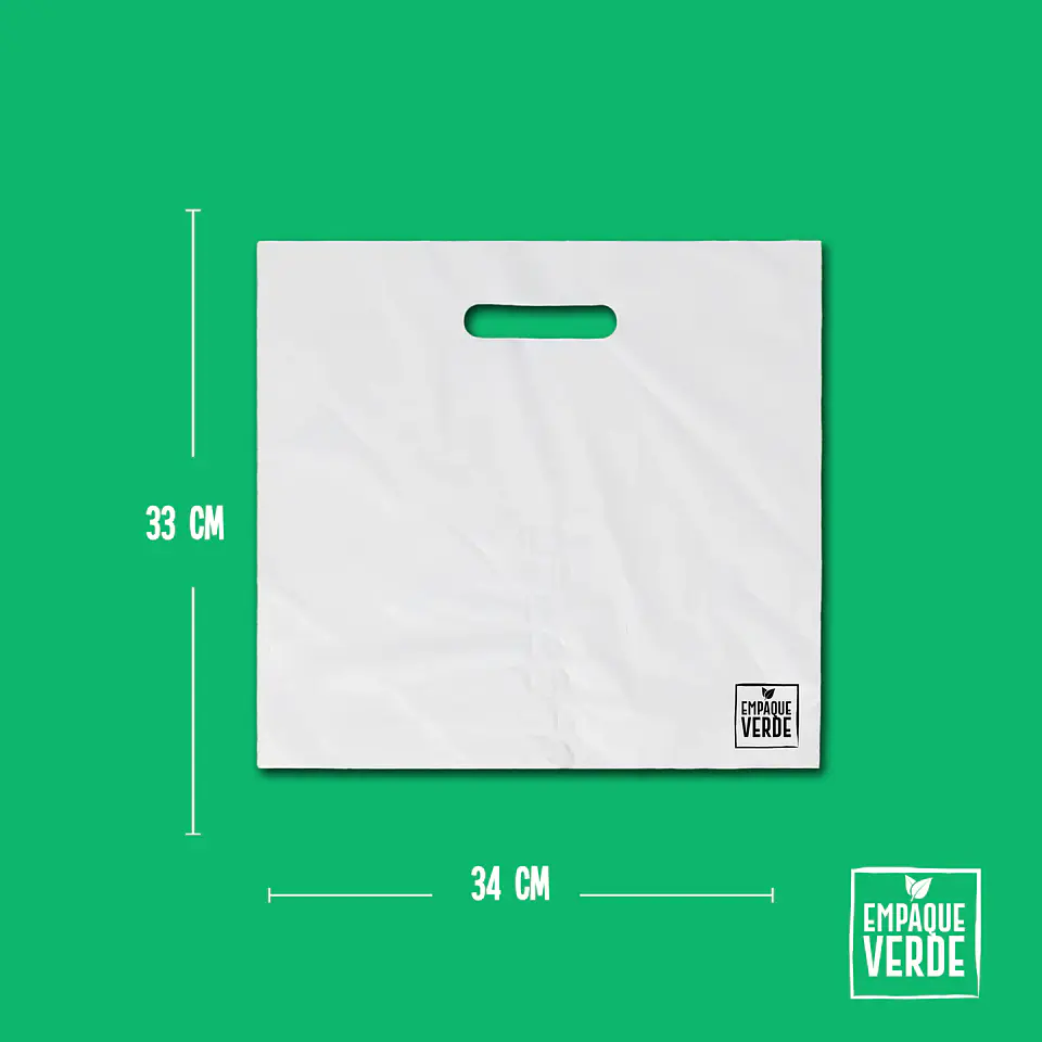 Sacola para copos compostável 33x34 - 50 unidades 1