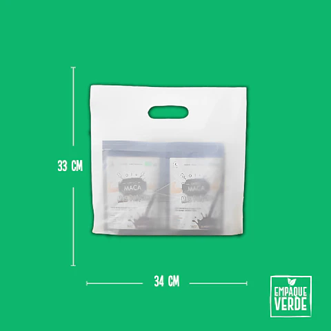 Bolsa compostable asa  34x33x50unid