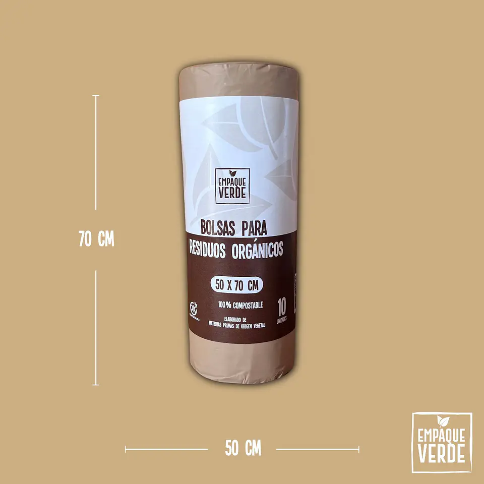Saco compostável para resíduos orgânicos 1