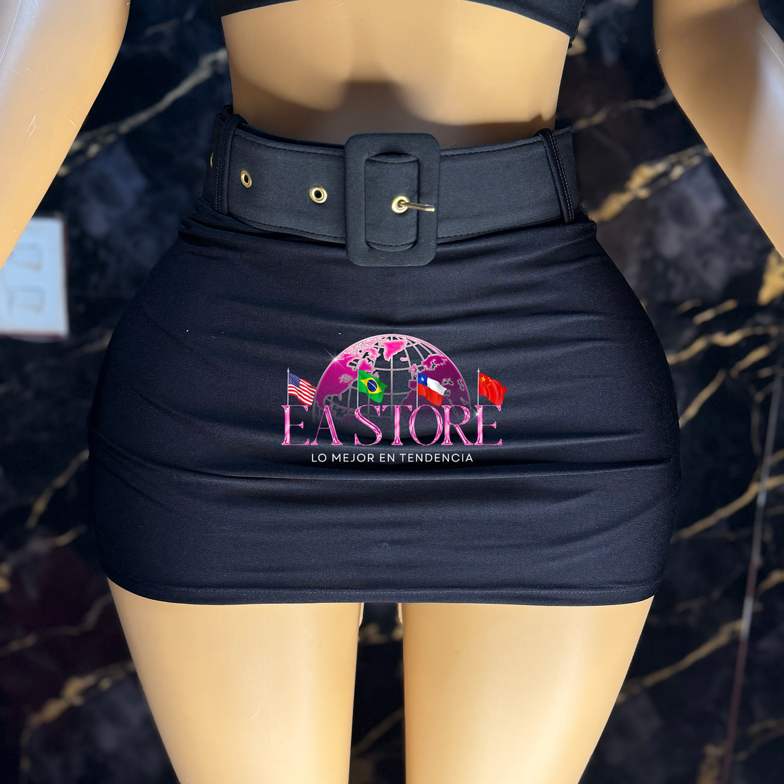 FALDA CON CINTURÓN🇧🇷 1