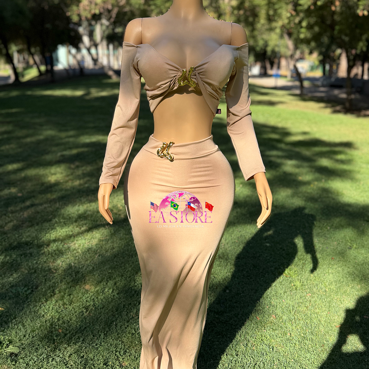 CONJUNTO 2 PIEZAS DIOSA NUDE✨ 2