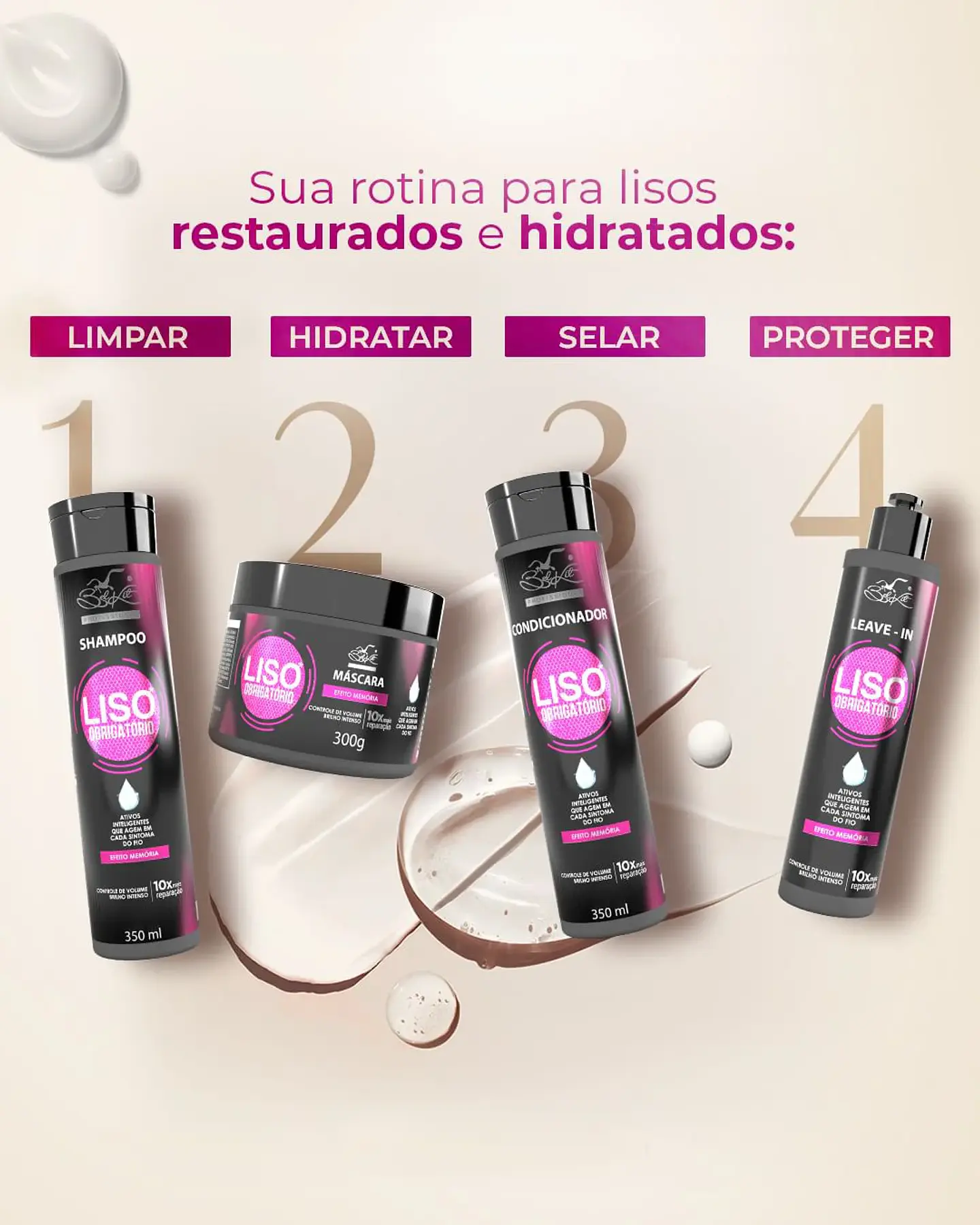 Liso Obrigatorio Kit Home Care 3