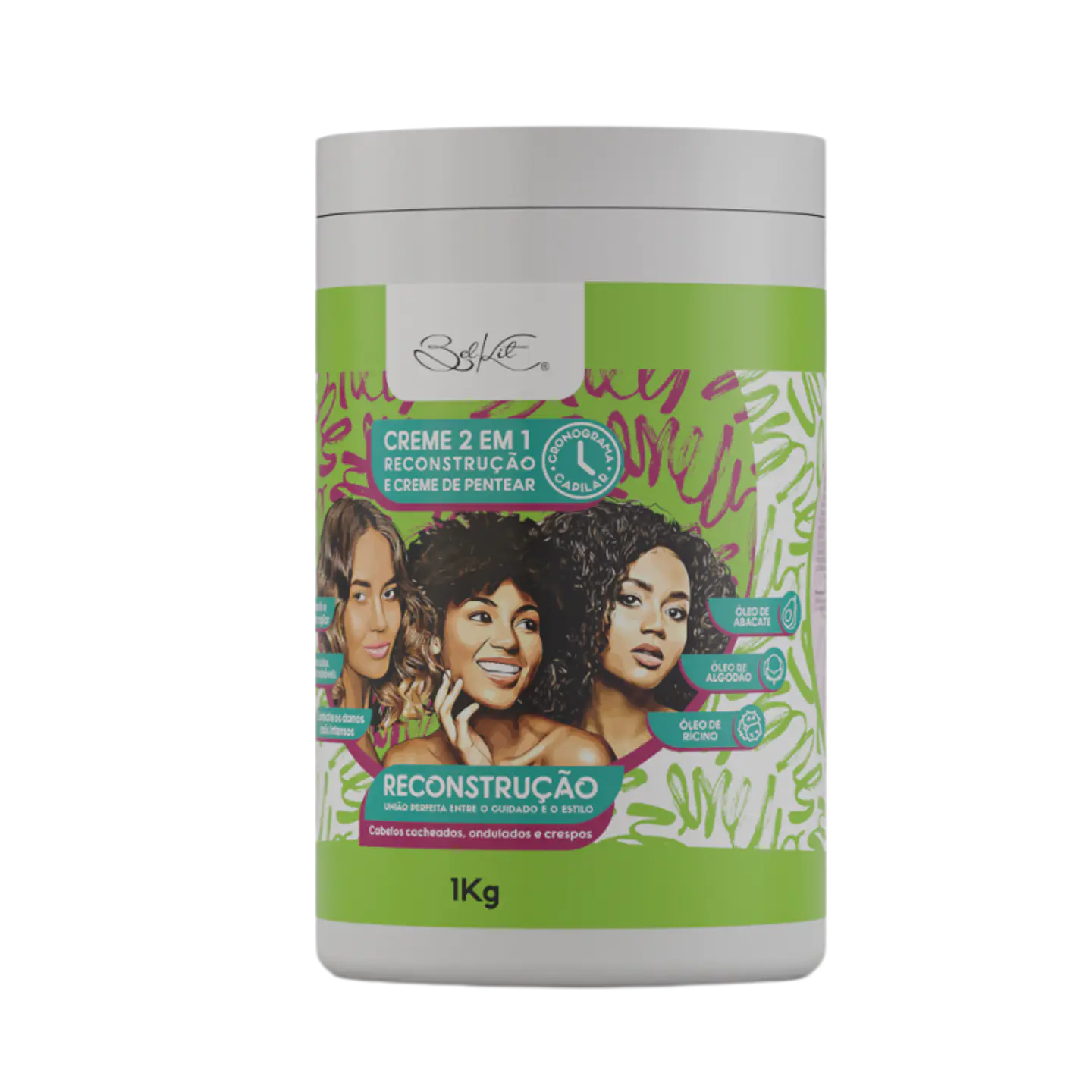 Crema 2 en 1 Reconstrucción 1 Kg – Repara desde adentro la fibra capilar 2