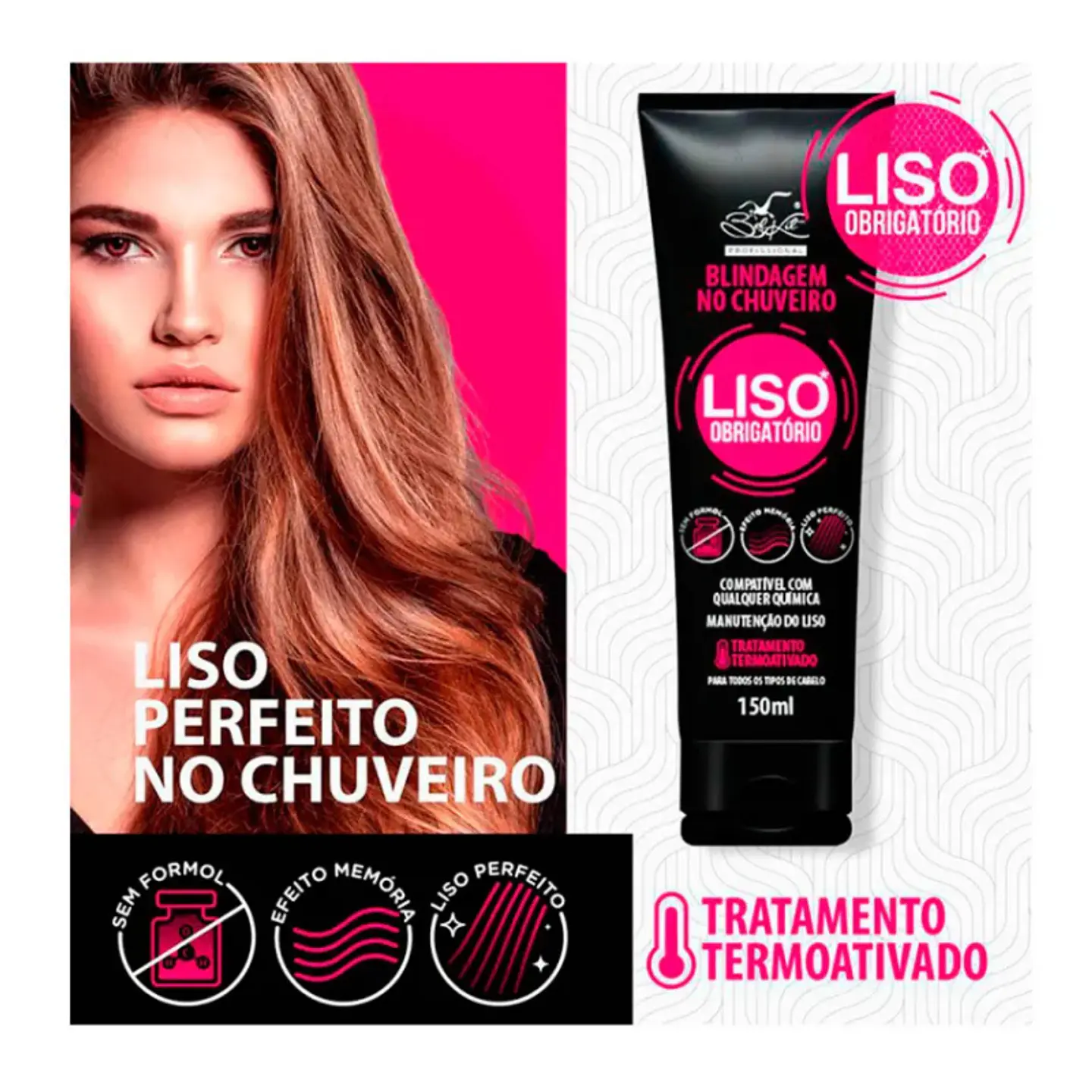 Liso Obrigatorio Máscara Alisante Blindagem No Chuveiro – Alisado progresivo en casa 4