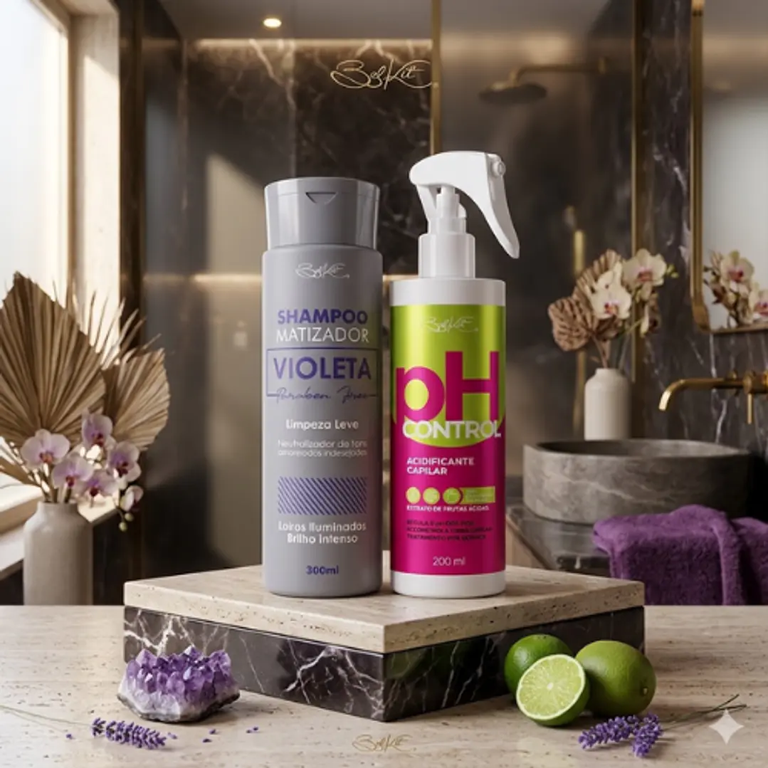 💜✨ Pack Matizador Violeta + pH Control Belkit 2