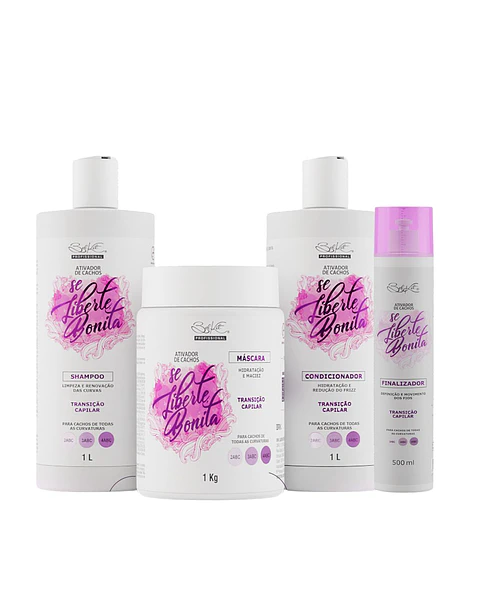 Se Liberte Bonita Kit Professional 4 Piezas – Sistema completo rizos con finalizador
