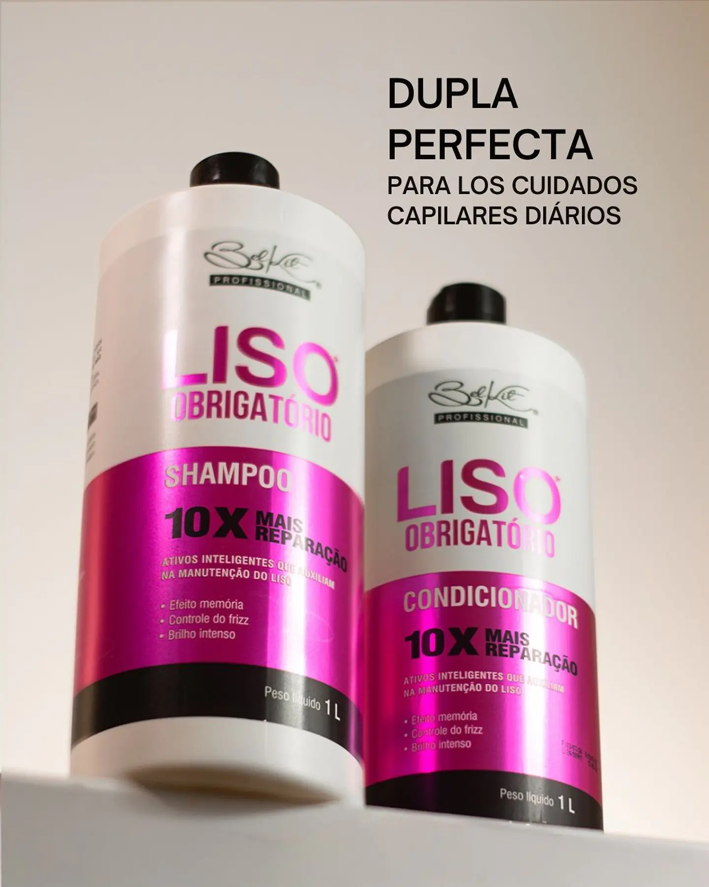 Liso Obrigatorio Kit Salón – Tratamiento profesional tamaño litro 3