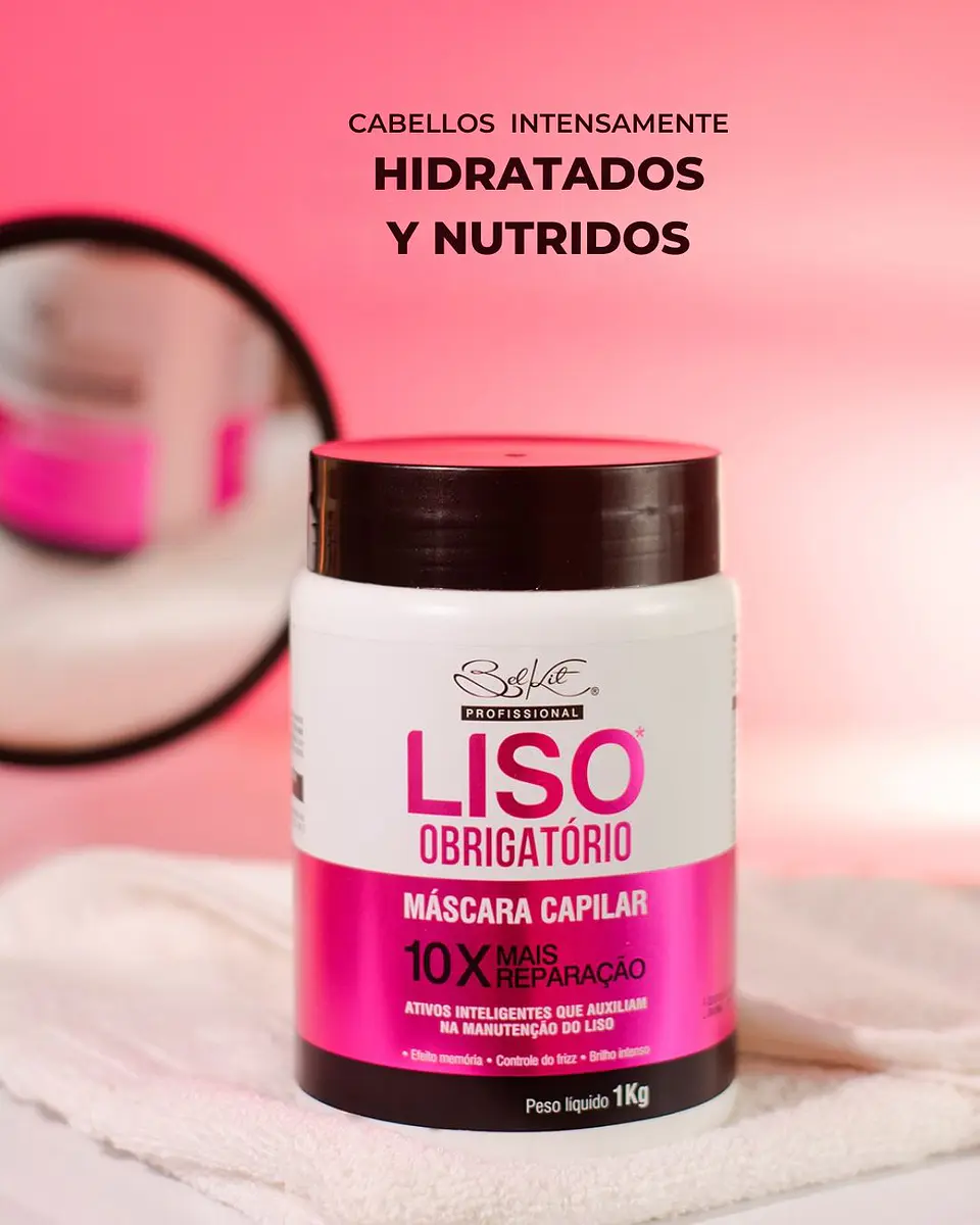 Liso Obrigatorio Kit Salón – Tratamiento profesional tamaño litro 5