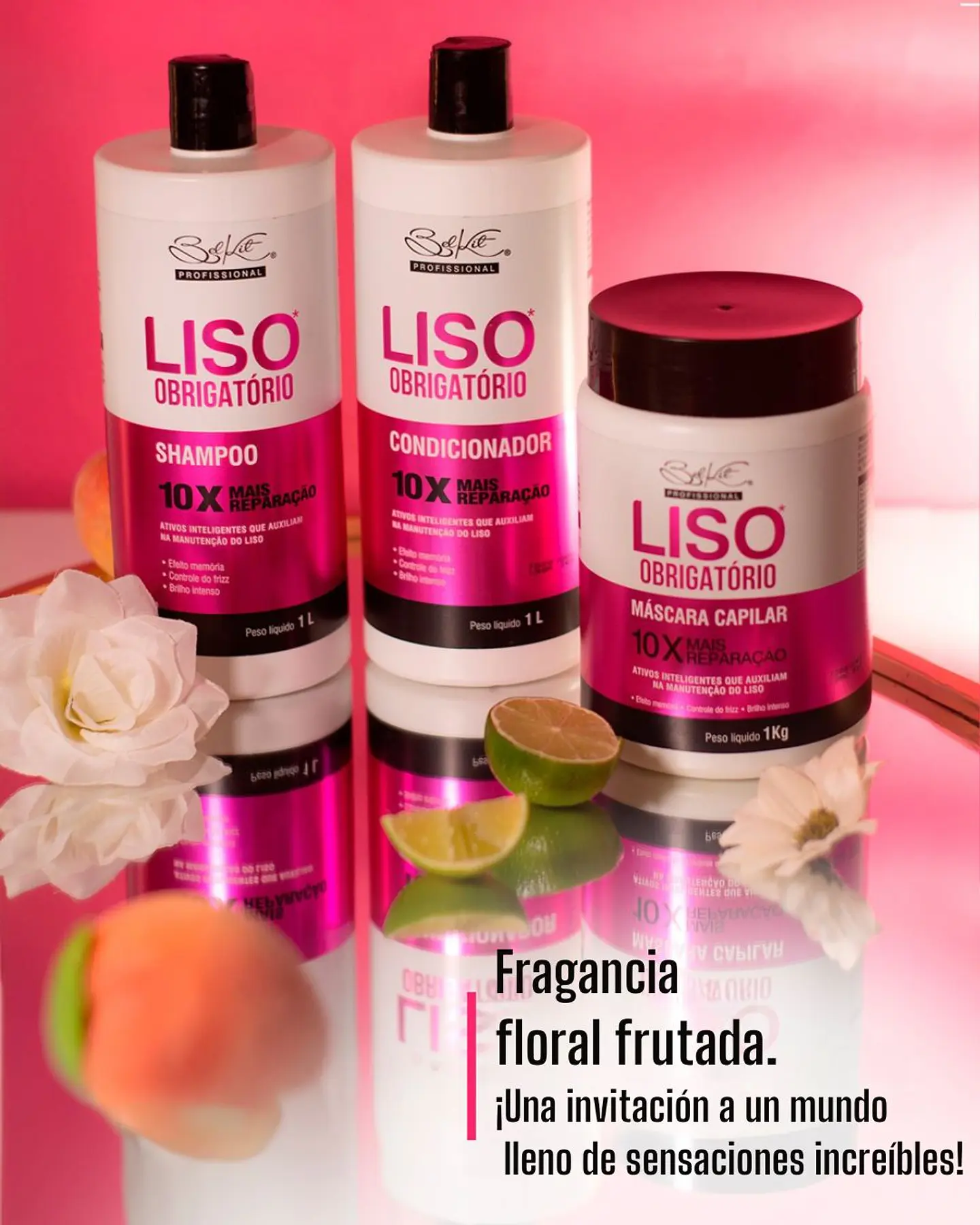 Liso Obrigatorio Kit Salón – Tratamiento profesional tamaño litro 7