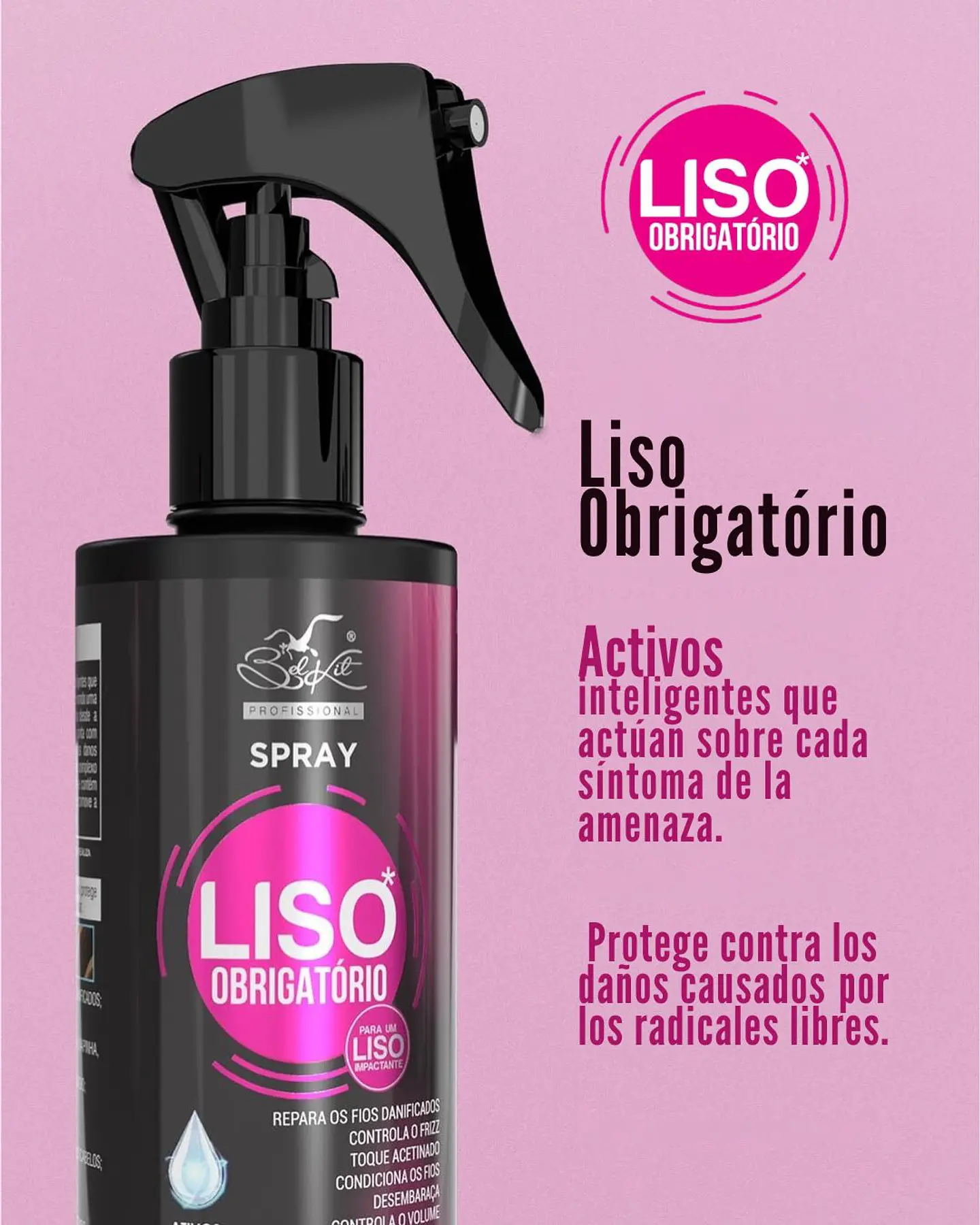 Liso Obrigatorio Spray 200 ml – Finalizador que sella y da brillo 2