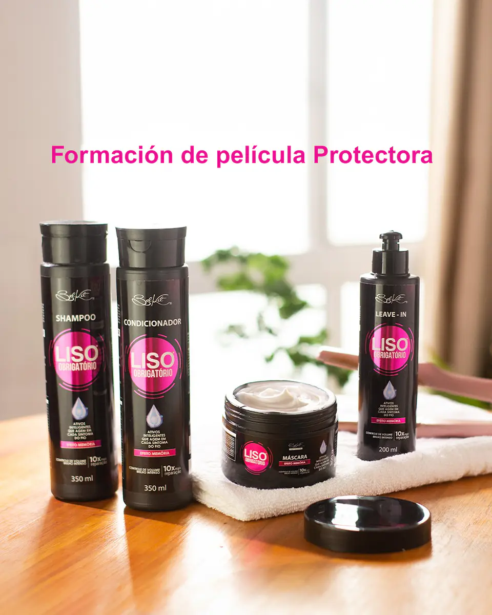 Liso Obrigatorio Kit Home Care – Rutina completa anti-frizz en casa 4