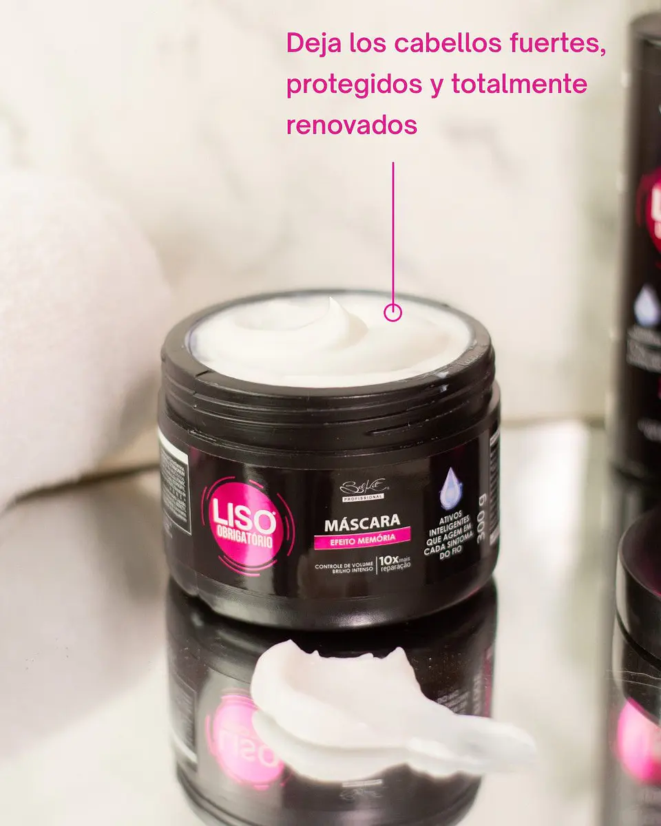 Liso Obrigatorio Kit Home Care – Rutina completa anti-frizz en casa 6