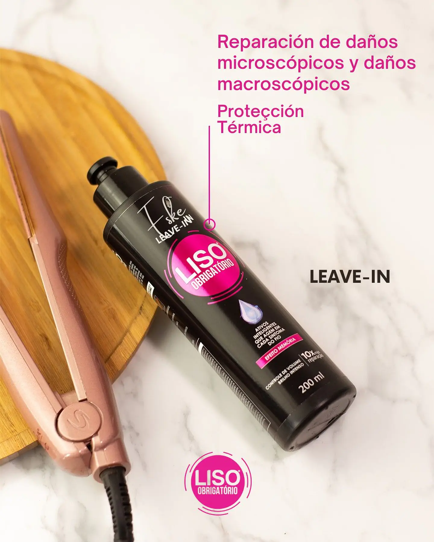 Liso Obrigatorio Kit Home Care – Rutina completa anti-frizz en casa 8