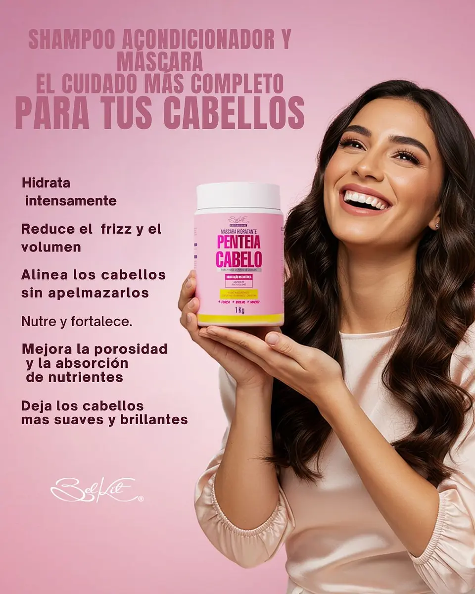 Penteia Cabelo Kit Professional – Sistema completo para cabello sin nudos 2