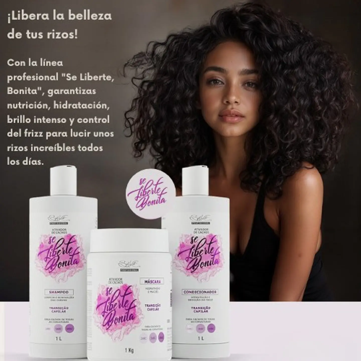 Se Liberte Bonita Kit Professional – Sistema completo profesional para rizos 4