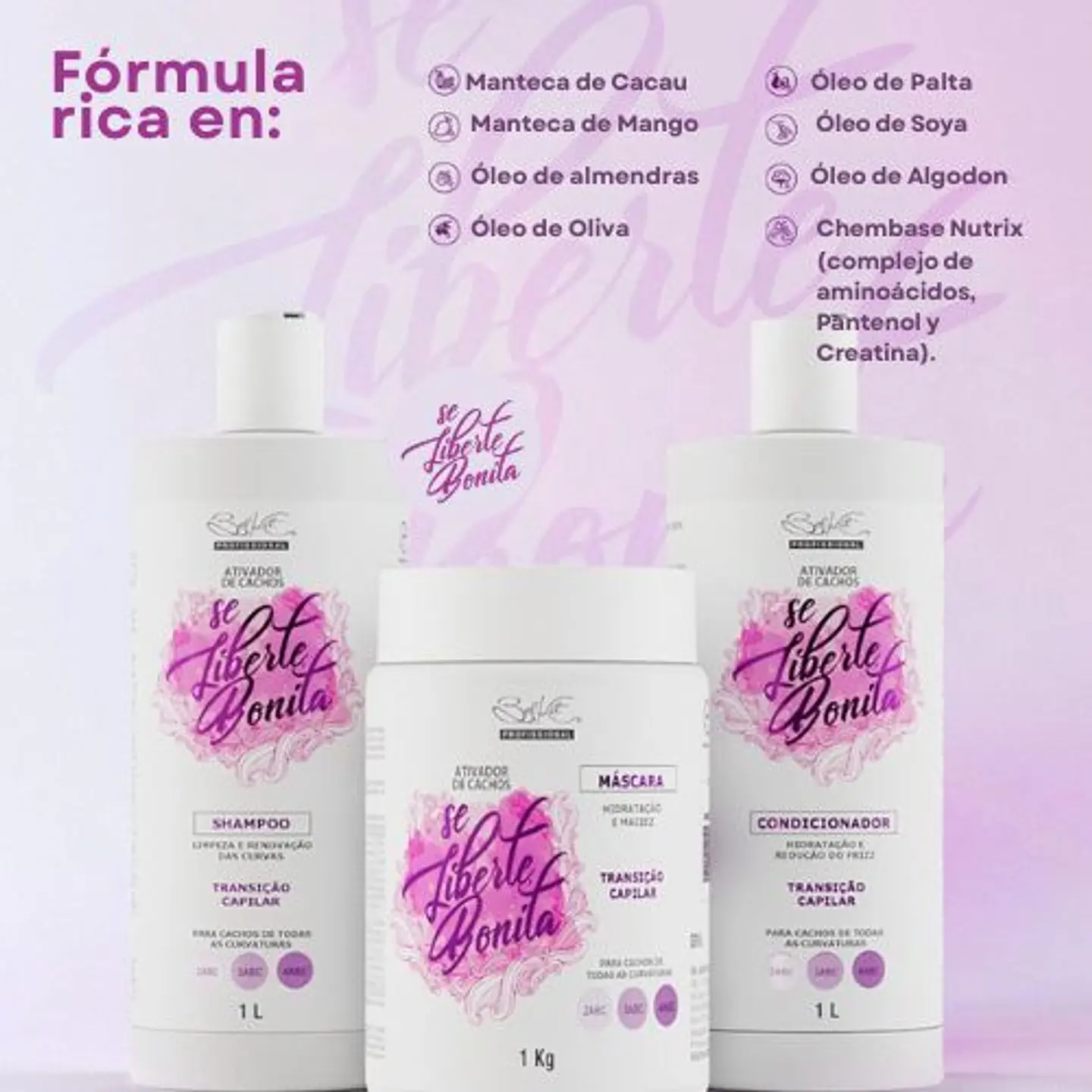 Se Liberte Bonita Kit Professional – Sistema completo profesional para rizos 2