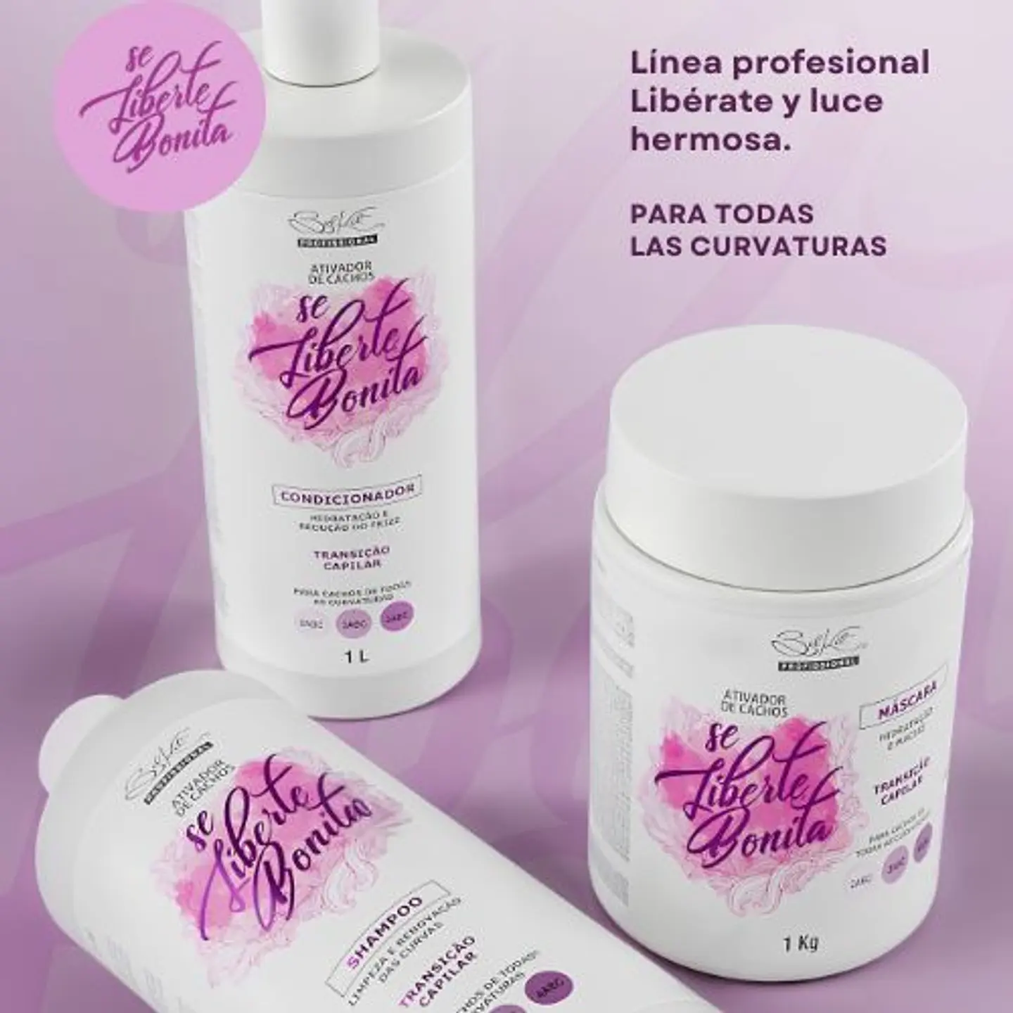 Se Liberte Bonita Kit Professional – Sistema completo profesional para rizos 6
